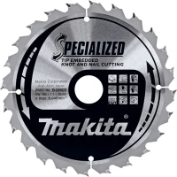 Пиляльний диск Makita по деревині із цвяхами 190 мм 40 зубів (B-09503)