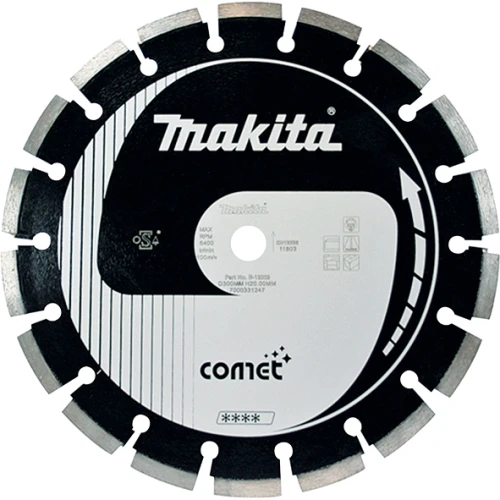 Алмазний диск Comet Makita по асфальту сегмент 350х25,4(20) мм сухий/мокр (B-13275)