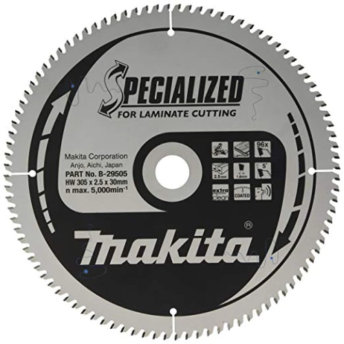 Пиляльний диск для ламінату Makita TCT (305 мм / 96 зубів) (B-29505)