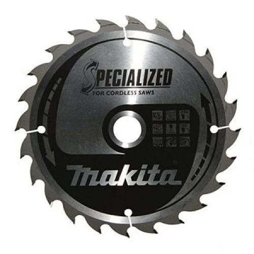 Диск пиляльний по деревині Makita SPECIALIZED 165x20 мм 24T (B-32904)
