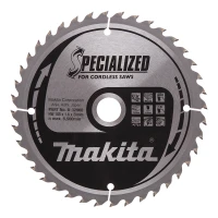Пиляльний диск по дереву для акумуляторних пилок Makita SPECIALIZED (165 мм / 40 зубів) (B-32960)