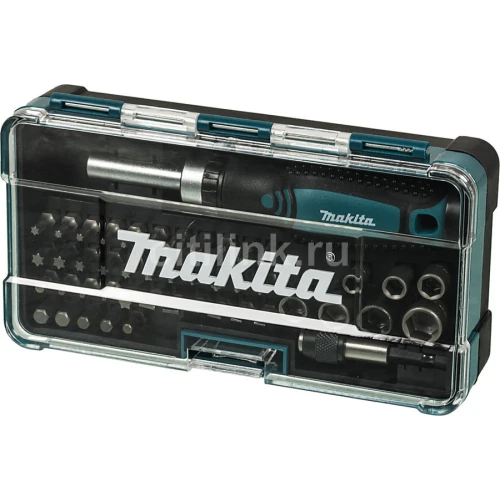 Викрутка реверсивна Makita з набором біт 47 предметів (B-36170)