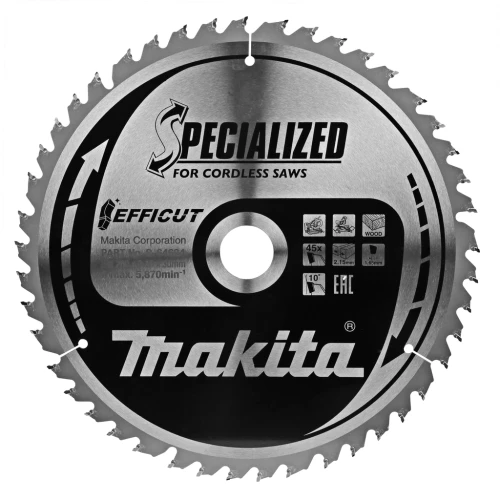 Пиляльний диск Makita Efficut SPECIALIZED 260х30 мм 45Т (B-64624)
