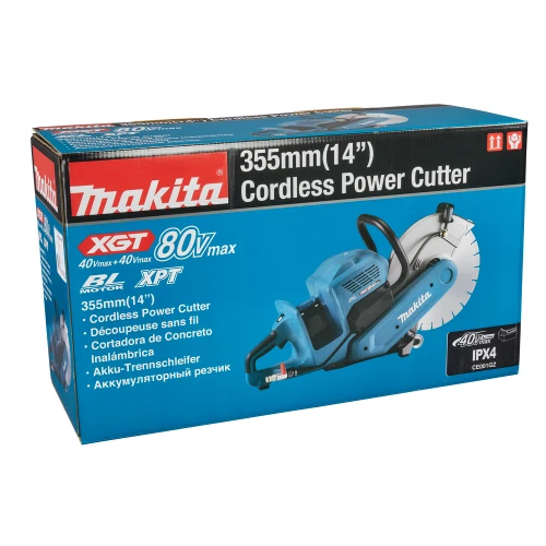 Аккумуляторная отрезная машина Makita XGT 80 V MAX (355 мм) (CE001GZ01)