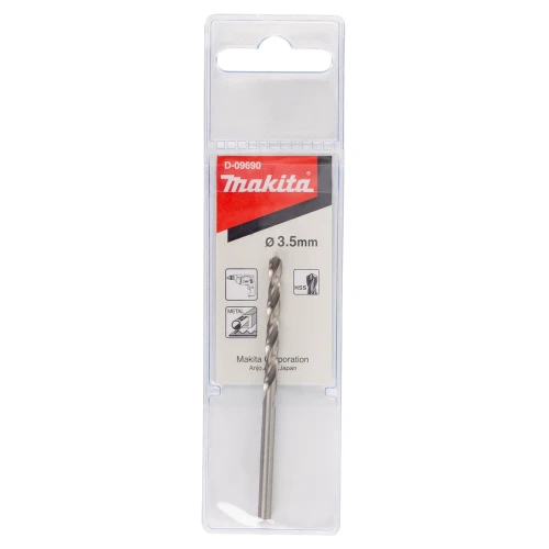 Сверло по металлу Makita HSS 3.5x70 мм (1 шт.) (D-09690)