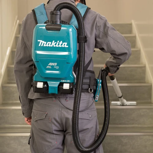 Аккумуляторный пылесос – рюкзак Makita DVC265ZXU (без АКБ и ЗУ) (DVC265ZXU)