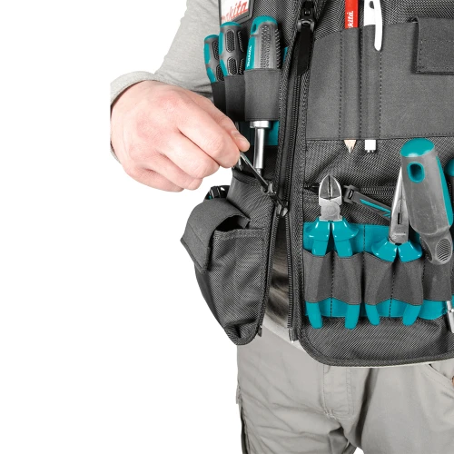 Робочий жилет з кишенями для інструментів Makita (E-15609)