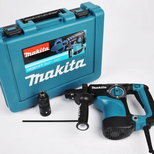 Перфоратор Makita HR2811FT SDS-PLUS зі змінним патроном і підсвічуванням (HR2811FT)
