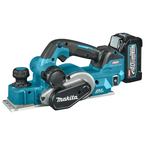 Аккумуляторный рубанок Makita XGT 40 V MAX KP001GM201 (АКБ и ЗУ) (KP001GM201) 