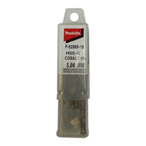 Сверло по металлу Makita HSS-G-Co (8%) 5.0x86 мм (10 шт.) (P-62000-10)