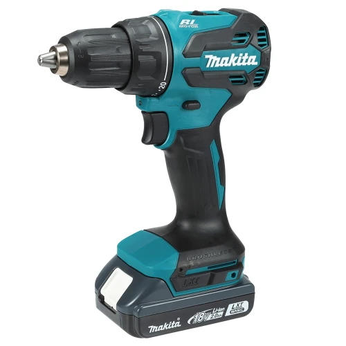 Аккумуляторная дрель-шуруповерт Makita LXT Basic DDF490WV с набором сверл и бит (АКБ и ЗУ) (SET-DDF490WV-0526)