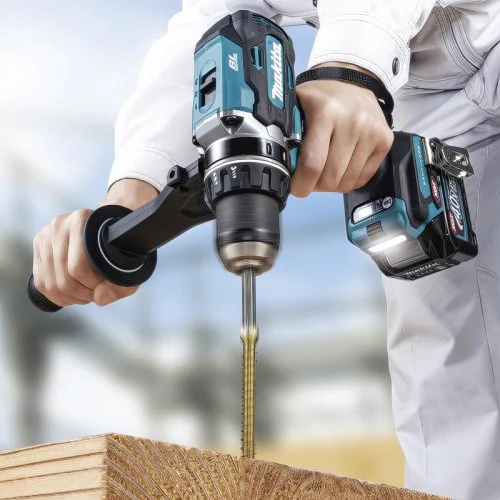 Аккумуляторная дрель-шуруповерт Makita XGT 40 V MAX DF003GZ (АКБ и ЗУ) (SET-DF003GZ-PROMOXGT)