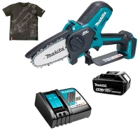 Акумуляторна ланцюгова пила Makita DUC101Z + футболка L (АКБ і ЗП) (SET-DUC101Z-L-0526)
