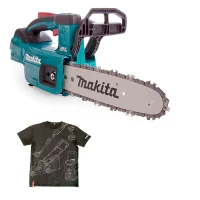 Акумуляторна пила Makita DUC254Z + футболка L (без АКБ і ЗП) (SET-DUC254Z-L-0526)