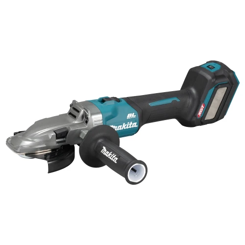 Акумуляторна кутова шліфувальна машина з плоским корпусом редуктора Makita XGT 40 V MAX GA055GZ (АКБ і ЗП) (SET-GA055GZ-PROMOXGT)