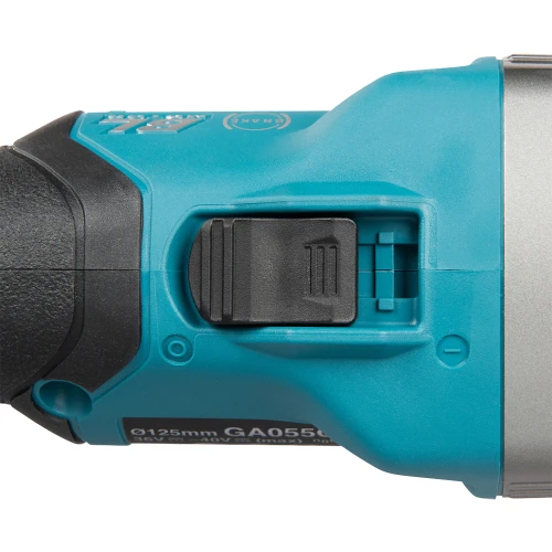 Акумуляторна кутова шліфувальна машина з плоским корпусом редуктора Makita XGT 40 V MAX GA055GZ (АКБ і ЗП) (SET-GA055GZ-PROMOXGT)