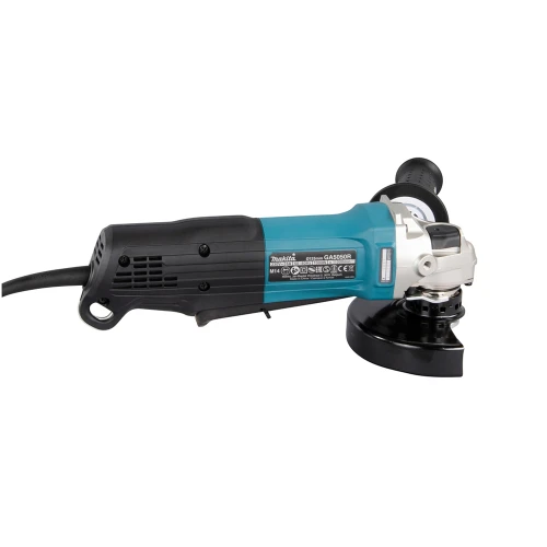 Мережева кутова шліфувальна машина Makita GA5050R з комплектом дисків (5 шт.) (SET-GA5050R-0526)