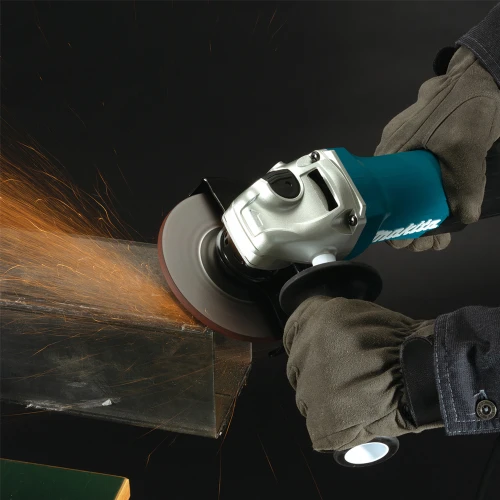 Мережева кутова шліфувальна машина Makita GA5050R з комплектом дисків (5 шт.) (SET-GA5050R-0526)