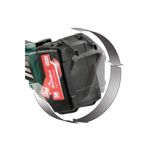 Аккумуляторная щеточная шлифовальная машина Metabo S 18 LTX 115 (600154850)