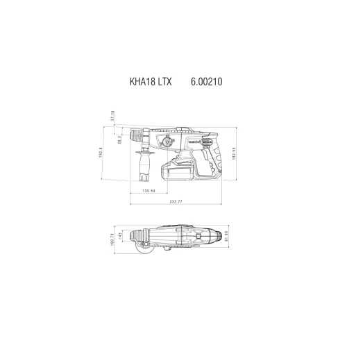 Аккумуляторный перфоратор Metabo KHA 18 LTX (600210840)