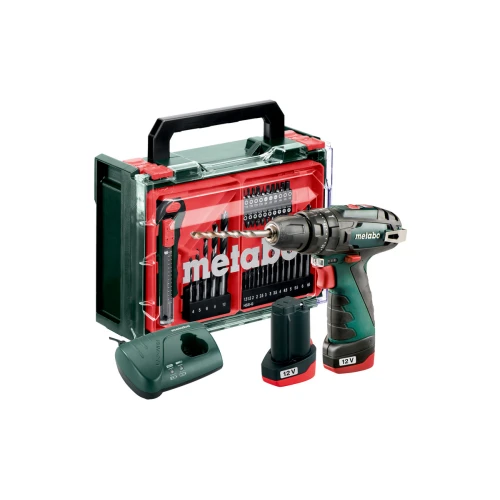 Аккумуляторная ударная дрель-шуруповерт Metabo PowerMaxx SB Basic Set (600385710)