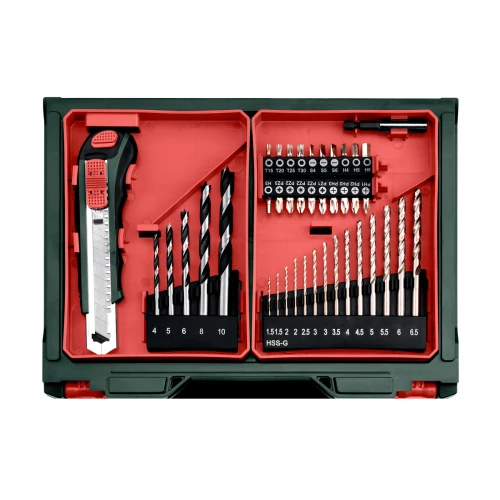 Аккумуляторная ударная дрель-шуруповерт Metabo PowerMaxx SB Basic Set (600385710)
