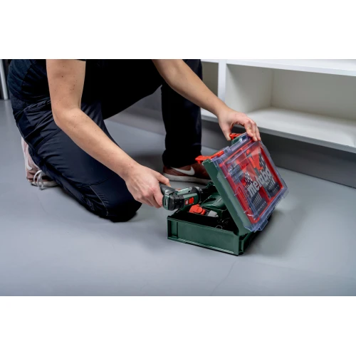 Аккумуляторная ударная дрель-шуруповерт Metabo PowerMaxx SB Basic Set (600385710)