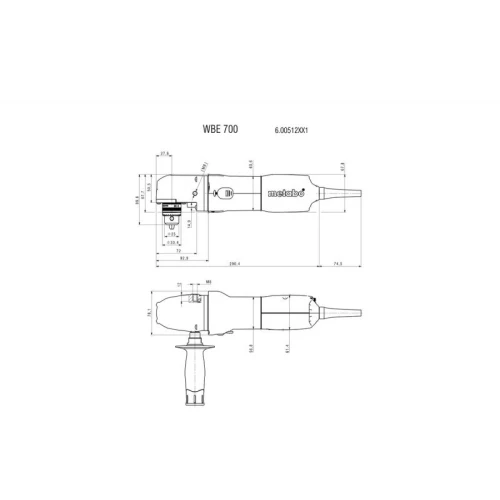 Кутовий дриль Metabo WBE 700 (600512000)