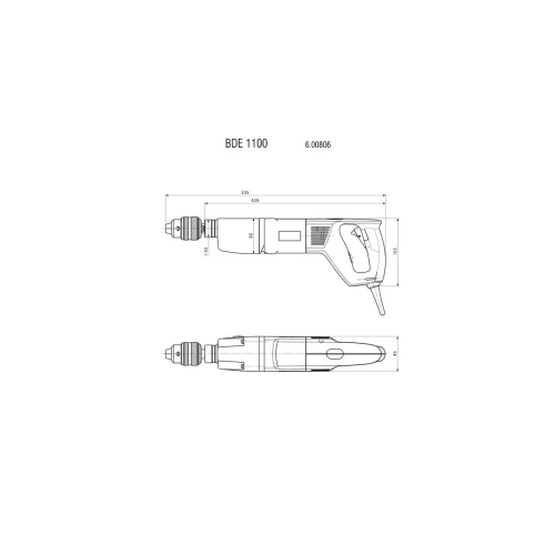 Дриль Metabo BDE 1100 (600806000)