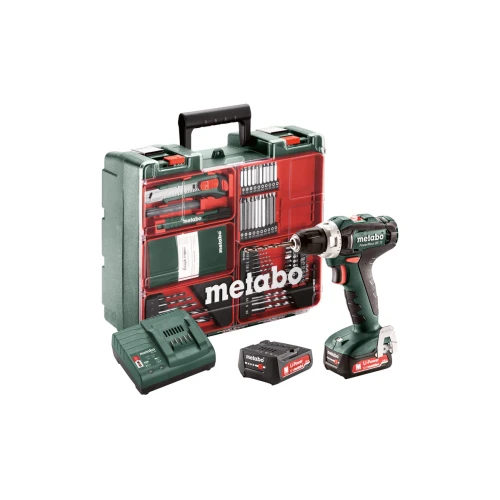 Акумуляторний дриль-шурупокрут Metabo PowerMaxx BS 12 SET (601036870)