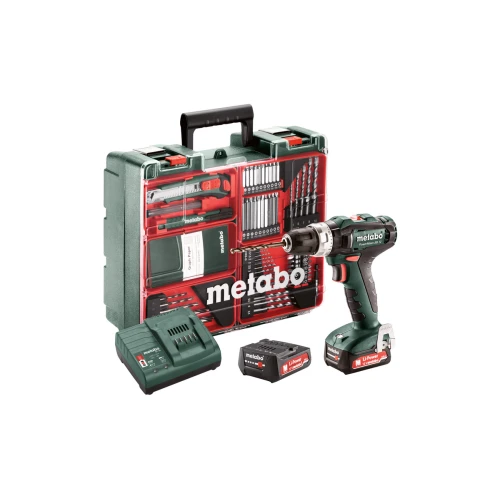 Акумуляторний дриль-шурупокрут Metabo PowerMaxx SB 12 SET (601076870)
