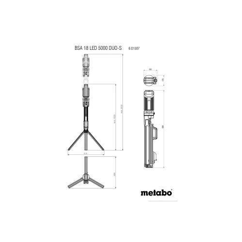 Прожектор акумуляторний Metabo BSA 18 LED 5000 DUO-S (601507850)
