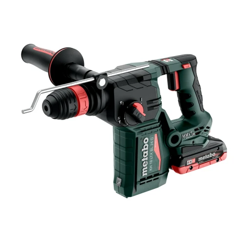 Аккумуляторный перфоратор Metabo KH 18 LTX BL 24 Q + 2 АКБ 4 Ач с ЗУ в кейсе (601714800)
