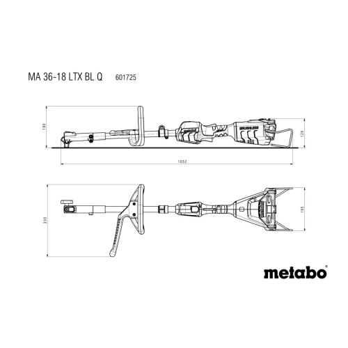 Комбисистема Metabo MA 36-18 LTX BL Q (601725850)