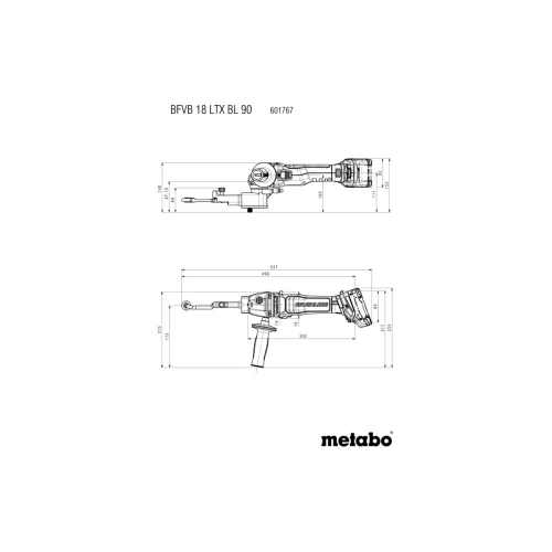 Акумуляторний стрічковий напилок Metabo BFVB 18 LTX BL 90 (601767840)