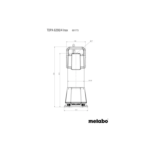 Занурювальний насос Metabo TDPA 6200/4 Inox (601773000)