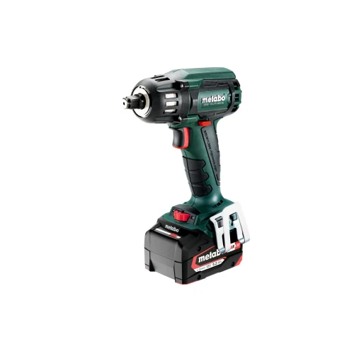 Аккумуляторный ударный гайковерт Metabo SSW 18 LTX 400 BL + 2 АКБ 5.2 Ач и ЗУ в кейсе (602205650)