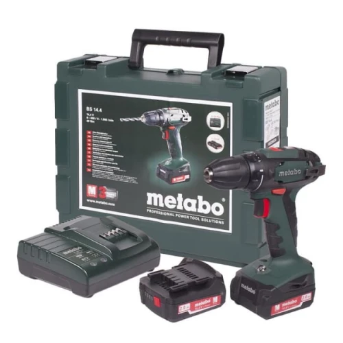 Акумуляторний дриль-шурупокрут Metabo BS 14.4 (АКБ + ЗП) (602206540)