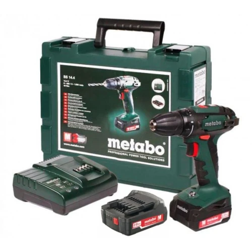 Аккумуляторная дрель-шуруповерт Metabo BS 14.4 MetaBox (АКБ + ЗУ) (602206550)