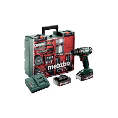 Акумуляторний дриль-шурупокрут Metabo BS 18 Set Mobile Workshop (602207880)