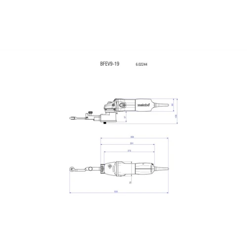 Стрічковий напилок Metabo BFE 9-20 Set (602244500)