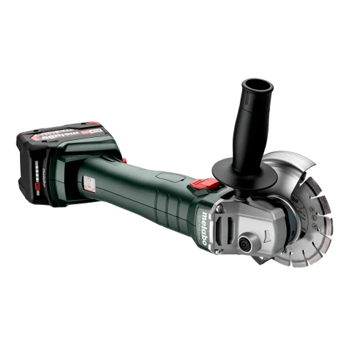Акумуляторна кутова шліфувальна машина Metabo W 18 L 9-125 + кейс METABOX 165 L (602247840)