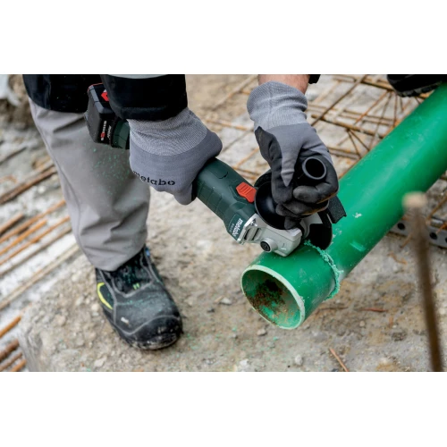 Акумуляторна кутова шліфувальна машина Metabo W 18 L 9-125 QUICK з кейсом METABOX 165 L (602249840)