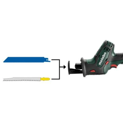 Акумуляторна шабельна пила Metabo SSE 18 LTX Compact у кейсі METABOX 145 (602266840)