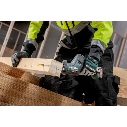Аккумуляторная сабельная пила Metabo PowerMaxx SSE 12 BL (АКБ + ЗУ) (602322800)