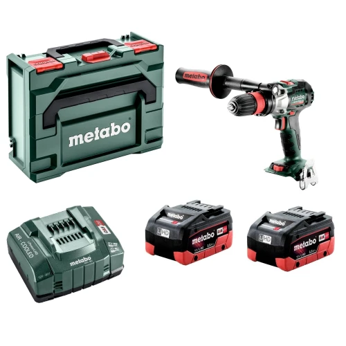 Аккумуляторный шуруповерт-резьборез Metabo BS 18 LT BL Q Bund (АКБ + ЗУ) (602362660)