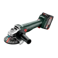 Аккумуляторная угловая шлифмашина Metabo W 18 7-125 + 2 АКБ 4 Ач с ЗУ и кейсом METABOX 165 L (602371510)