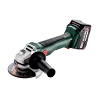 Акумуляторна кутова шліфмашина Metabo W 18 L BL 9-125 +2 АКБ 4 Аг із ЗП і METABOX 165 L (602374510)