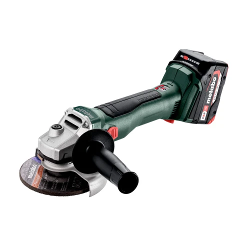 Акумуляторна кутова шліфмашина Metabo W 18 L BL 9-125 +2 АКБ 4 Аг із ЗП і METABOX 165 L (602374510)