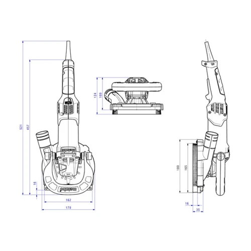 Шлифмашина по бетону Metabo RSEV 19-125 RT (603825700)